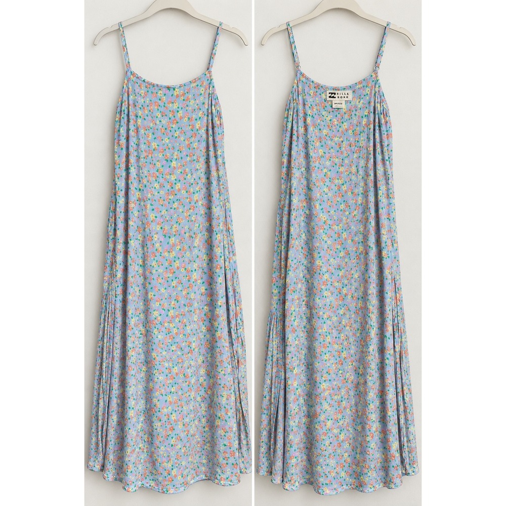 Vintage Y2K Billabong Floral High Low Maxi Dress